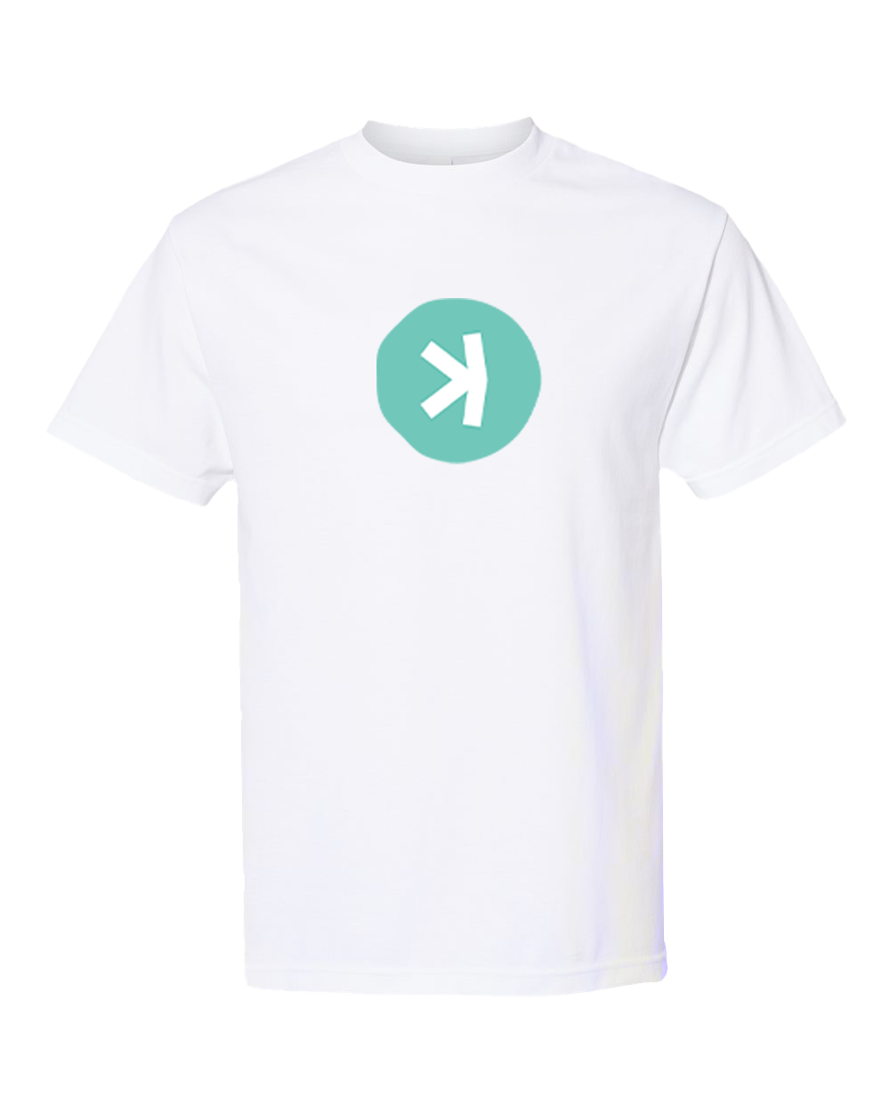 White Simple Logo Tee